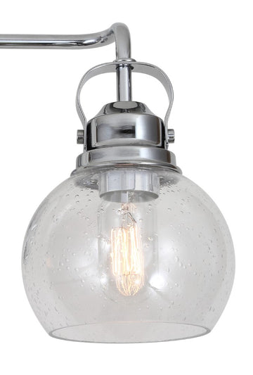 Shirley Metal/ Bubbled Glass Vanity Light - JONATHAN Y